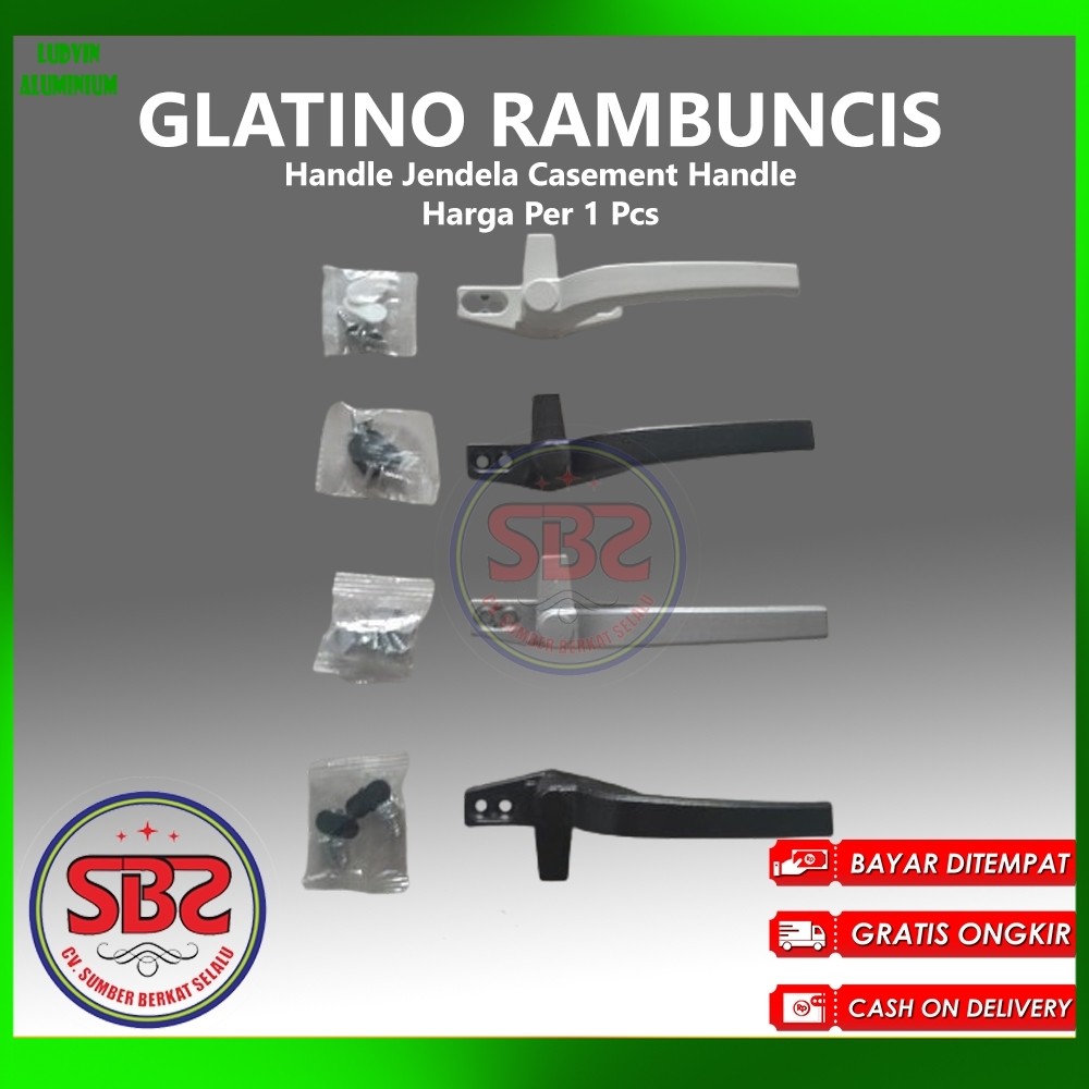 (GLATINO) Rambuncis Jendela Handle Jendela Casement Handle