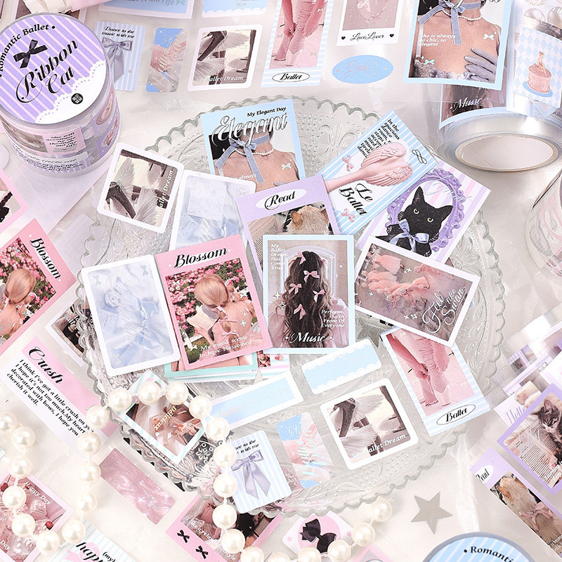 

Winzige Stiker Lucu Sticker Aesthetic Selotip Lucu Korea Jurnal Scrapbook Stiker Dekorasi Cute Sticker Tape Deco Journal Planner Diary Handbook Buku Harianr Gift Package Sticker Pink School stuff Alat Tulis Stationery Korea