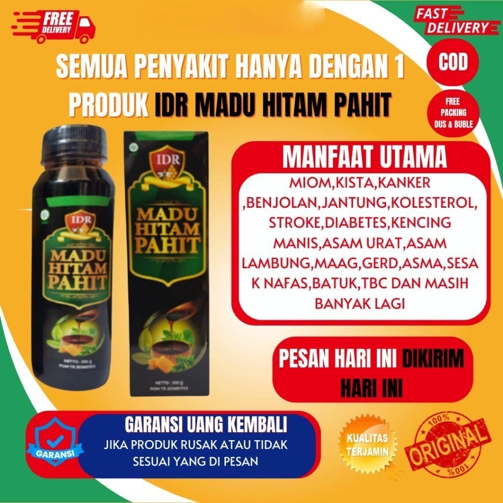 

IDR MADU HITAM PAHIT | MADU HITAM PAHIT | MADU HITAM PAHIT ASLI | MADU PAHIT | MADU HITAM ASLI | JANTUNG,KANKER KELENJAR GETAH BENING , BENJOLANDAN KRONIS LAINYA SANGAT AMPUH