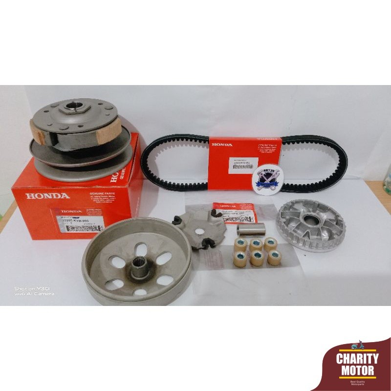 (Paket hemat CVT) Paket komplit CVT Honda Vario karbu Vario techno 110 karbu Vario CW KVB ORI