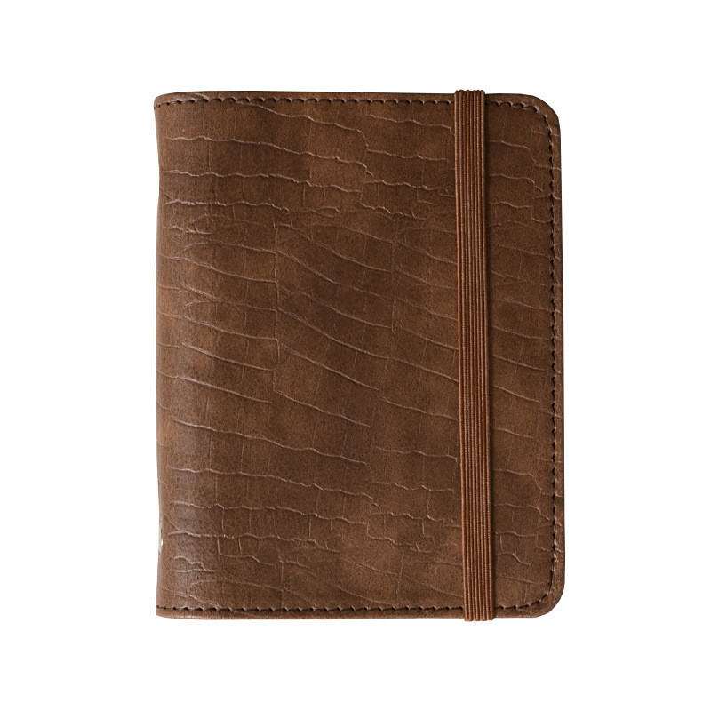 

Mini Leather A8 Loose-leaf Notebook Replace Paper M5 Hand Book Loose-leaf Notebook Portable Pocket Book Notebooks and Journals