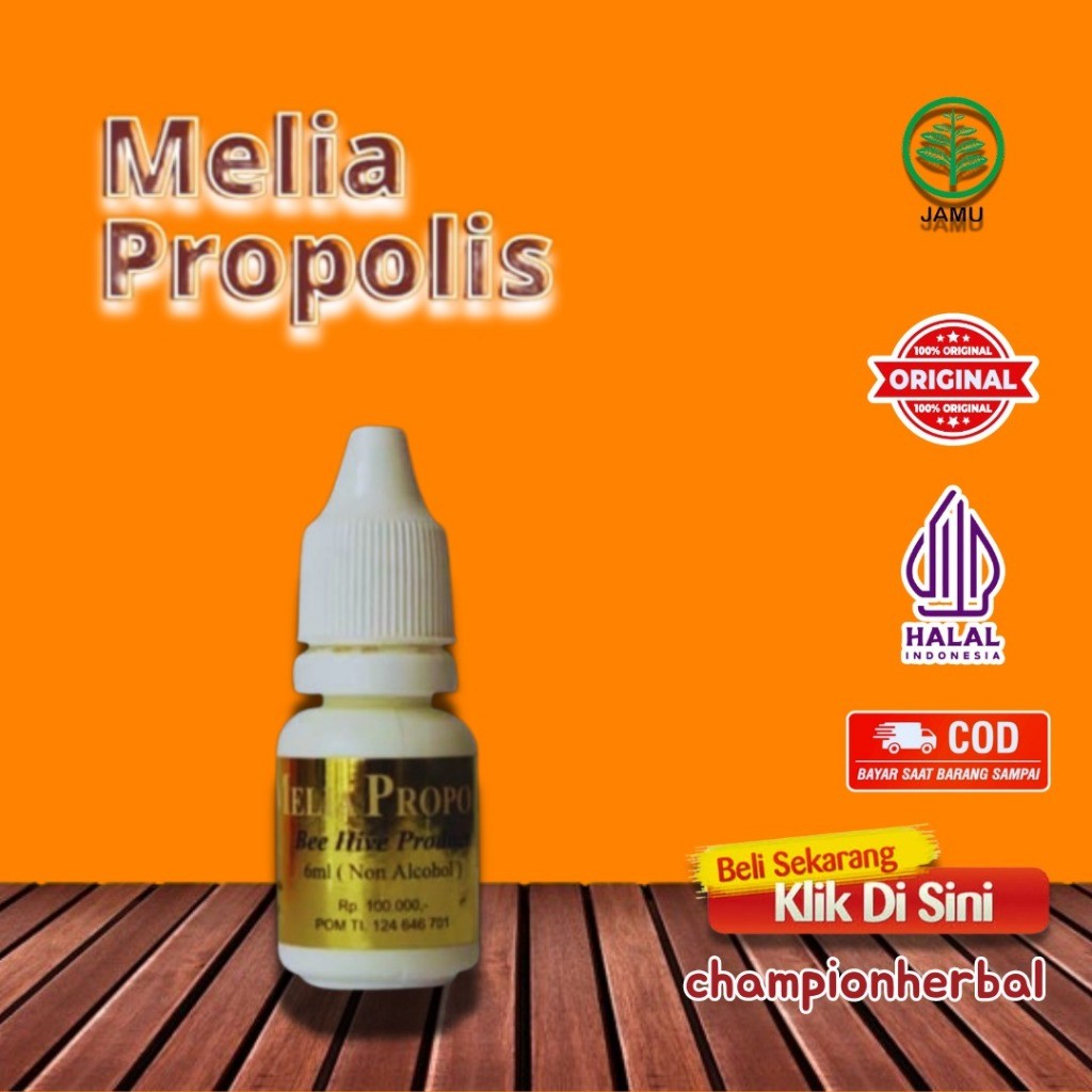 BEST PROMO PROPOLIS MELIA SEHAT SEJAHTERA 6ml ORIGINAL ASLI PT MSS Obat Segala Penyakit Terbukti Pal