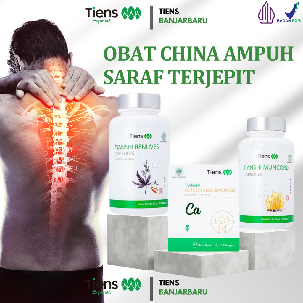 [TERLARIS] Paket Produk Tiens Untuk Obat Saraf Terjepit Kejepit | Bisa COD