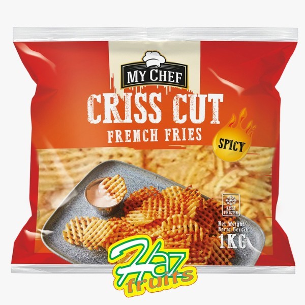 

My Chef CrissCut Spicy French Fries | Kentang Goreng Frozen 1 Kg