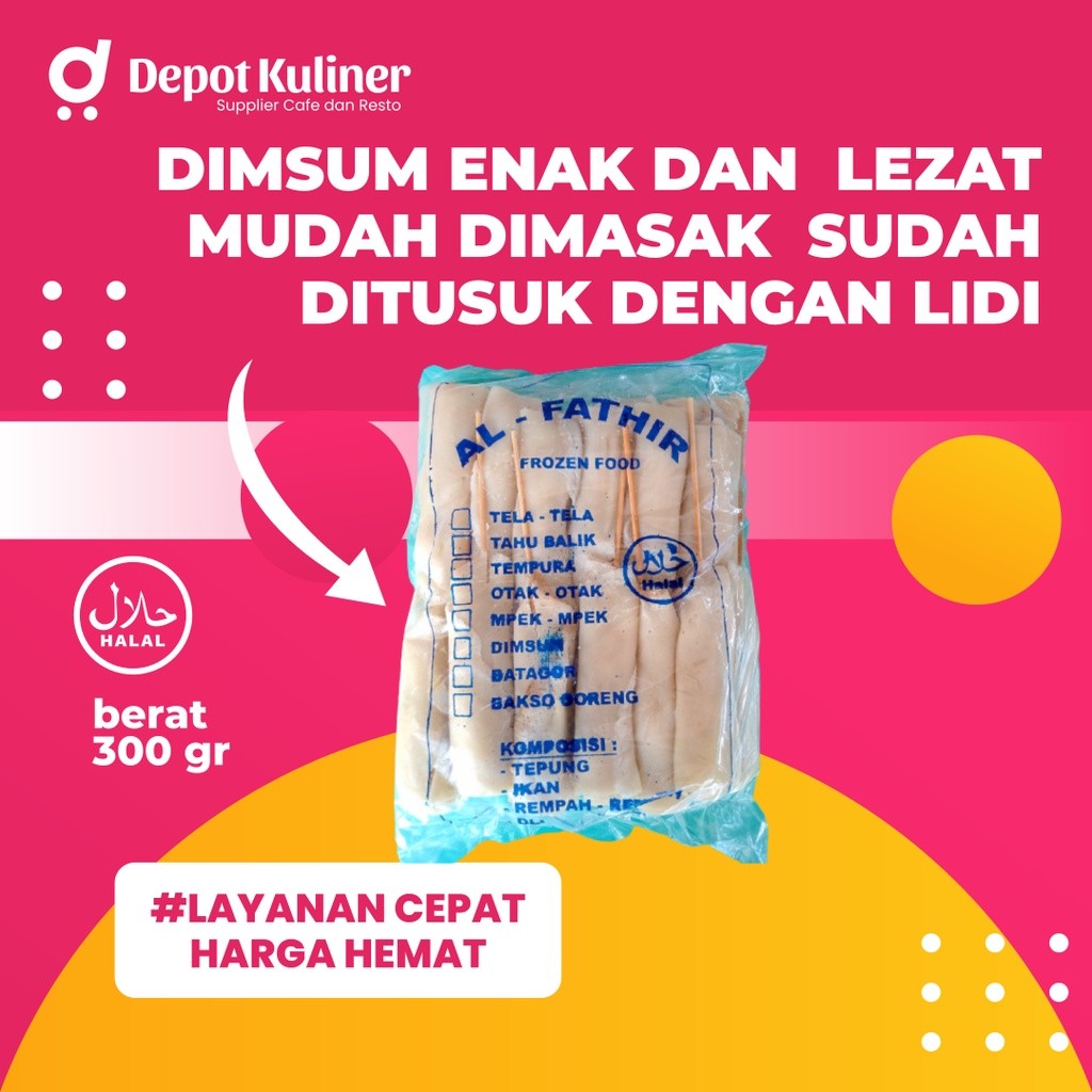 

Dimsum Goreng Tusuk Al Fathir isi 25 Tusuk