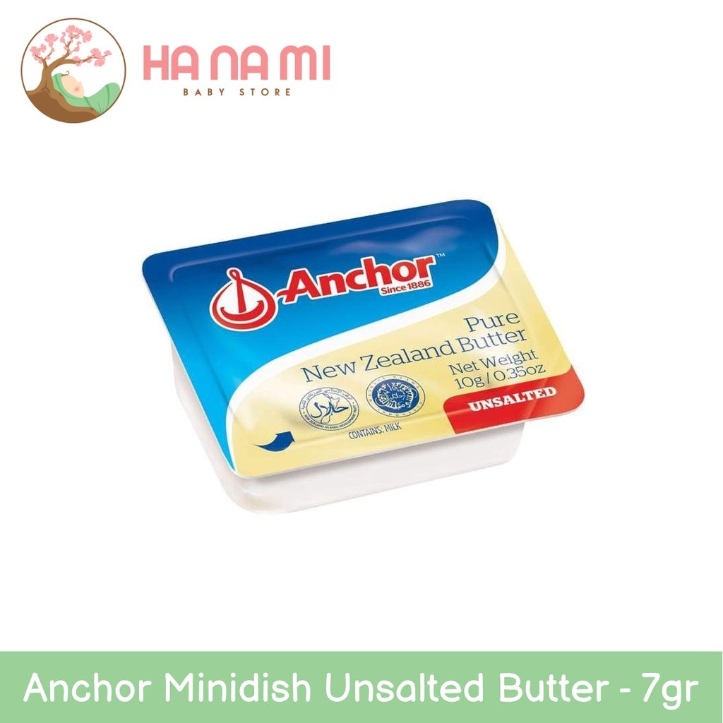 

Anchor Minidish Unsalted Butter 7gr MPASI