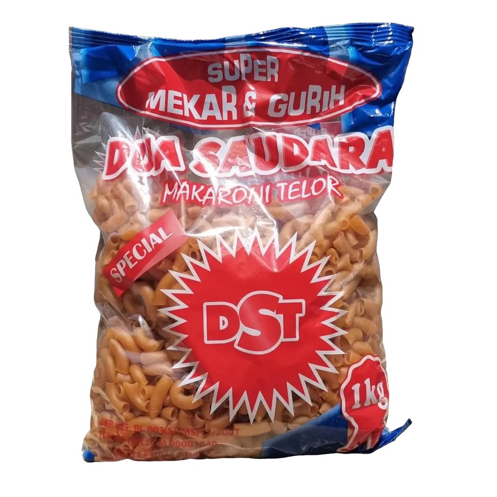 

MAKARONI TELOR DUA SAUDARA BANTET - MAKARONI DST MEKAR 1 KG