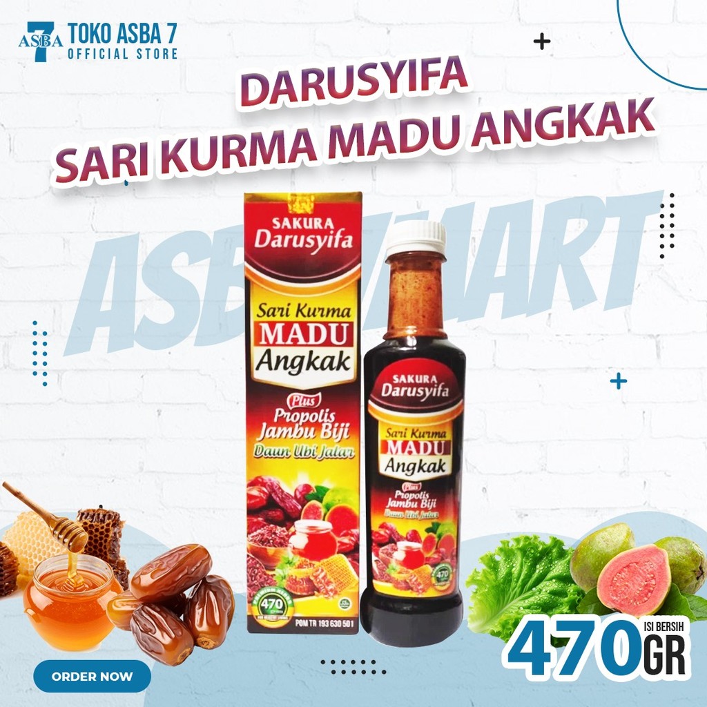 

DARUSYIFA SARI KURMA MADU ANGKAK 470G