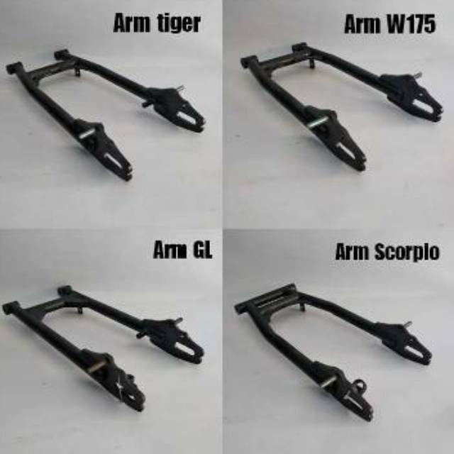 Arm custom bulat pnp GL TIGER MEGAPRO SCORPIO