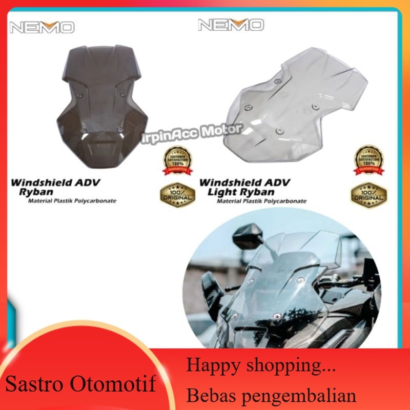 Windshield motor ADV 160 150 Visor adv 150 160 Original Nemo Ryben