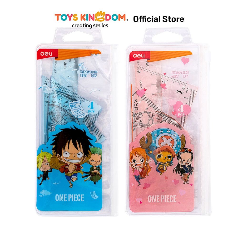 

Toys Kingdom Deli Set Penggaris Geometri Plastik One Piece Eh17 Random Ruler Alat Pengukur Peralatan Tulis Sekolah Dan Kantor