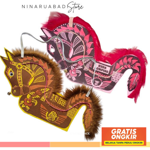 PROMO Jaran Kepang Spon Kecil / Jaranan Kuda Lumping Anak Jaranan Spon - Jaranan Tradisional