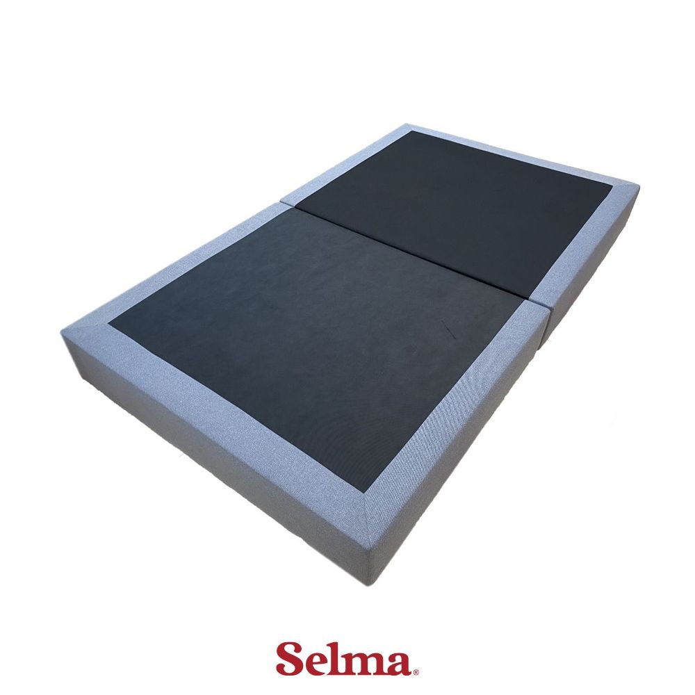 Selma 90x200 cm Sarah Dipan Tempat Tidur - Biru/Abu-Abu Rangka Ranjang Bed Frame Tempat Tidur Frame 