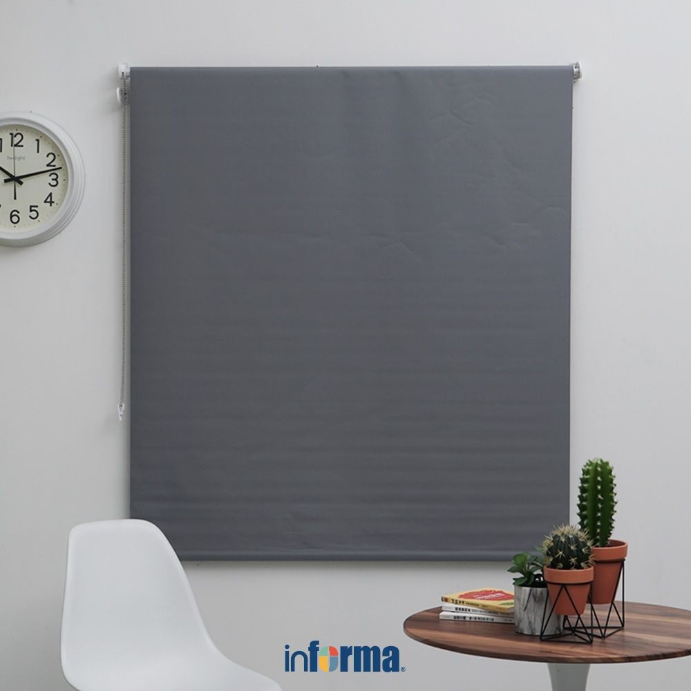 Informa Roller Blind Blackout Tirai Gulung Window Shade Blinds Jendela Roller Shade