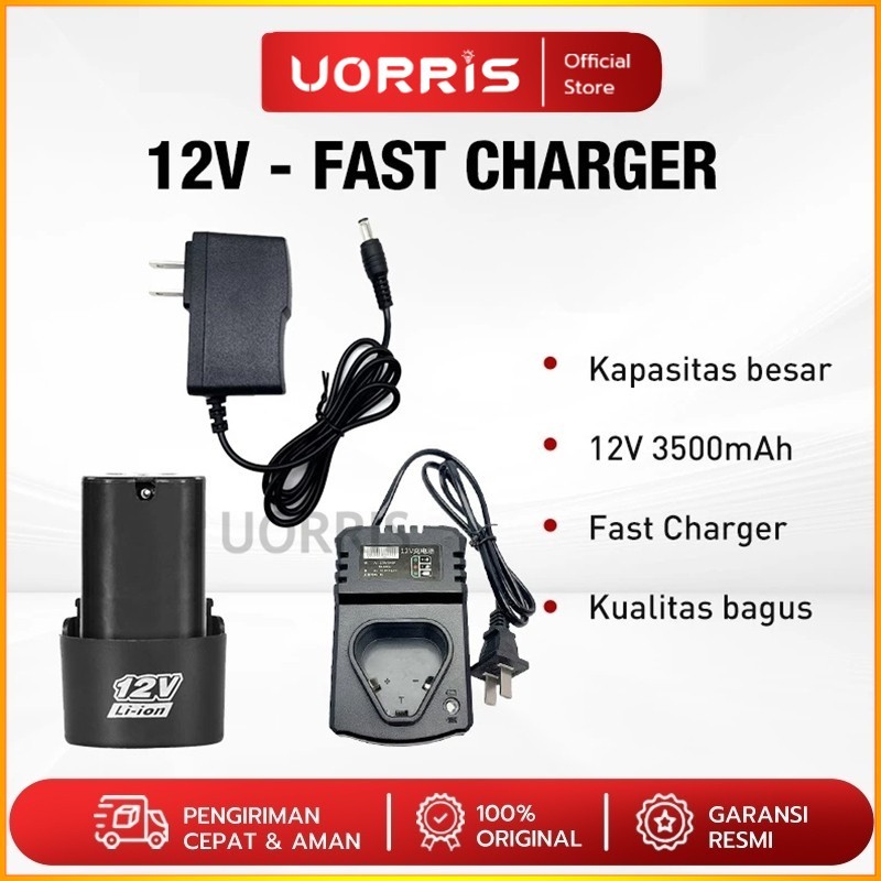 12v charger bor cordless battery +Charger Power Adapter 12V DC 110-220V untuk Bor/Baterai Bor Cordle