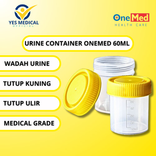 Urine Container Non Steril OneMed 60ml Penampung Urine Onemed