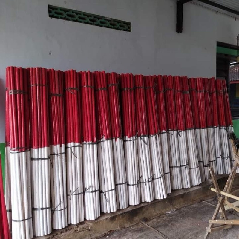 

TONGKAT PRAMUKA SCOUT STIK 160x2,8 cm TONGKAT WARNA MERAH PUTIH KUNING HIJAU BIRU dan request warna, langsung dr pengerajin ecer-grosir