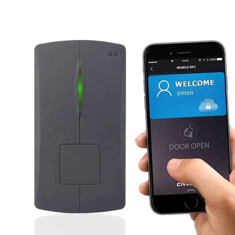 

TCP/IP networked Mifare NFC access control reader with relay output