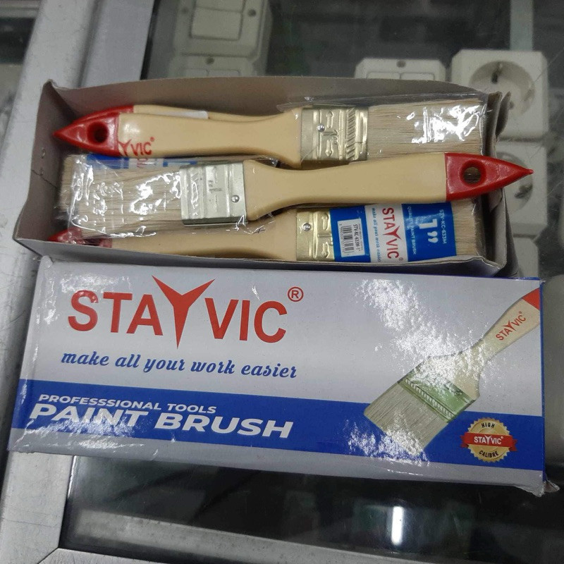 

Stayvic Kuas Cat Lukis 1 inch 2.3cm 1 lusin 12pcs