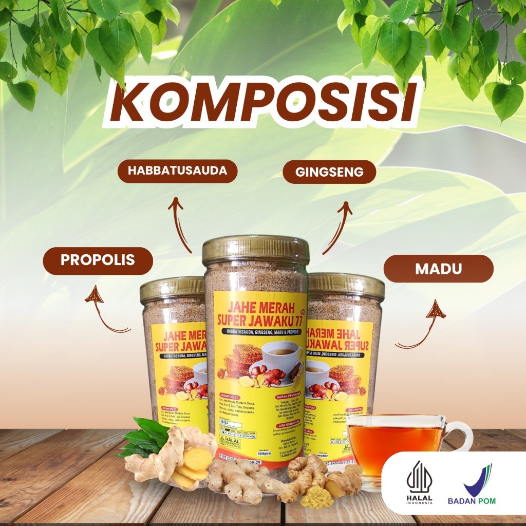 

Jahe Merah Super AMH jawaku77 1000GR