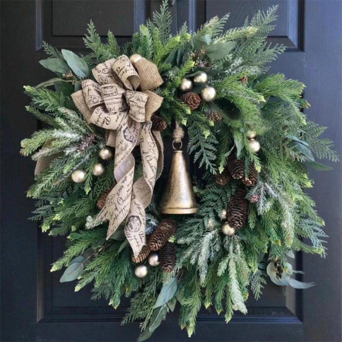 

New Christmas Wreath Christmas Garland For Door Window