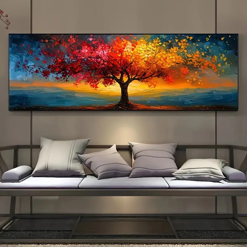 

Extra-Large Tree of Life Canvas Poster Abstract Wall Art Modern Home Decor Print Painting Geometric Patterns Living Room Decor