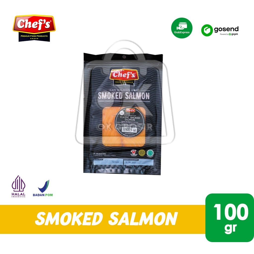 

Salmon Smoked Fillet Chefs Salmon Asap 100gr (KHUSUS INSTANT)