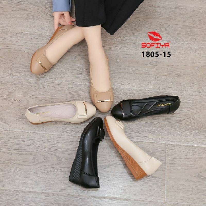 SOFIYA ORI 1805 15 SEPATU WEDGES WANITA IMPORT  SEPATU KERJA / SEPATU GURU / SEPATU CASUAL / SEPATU 