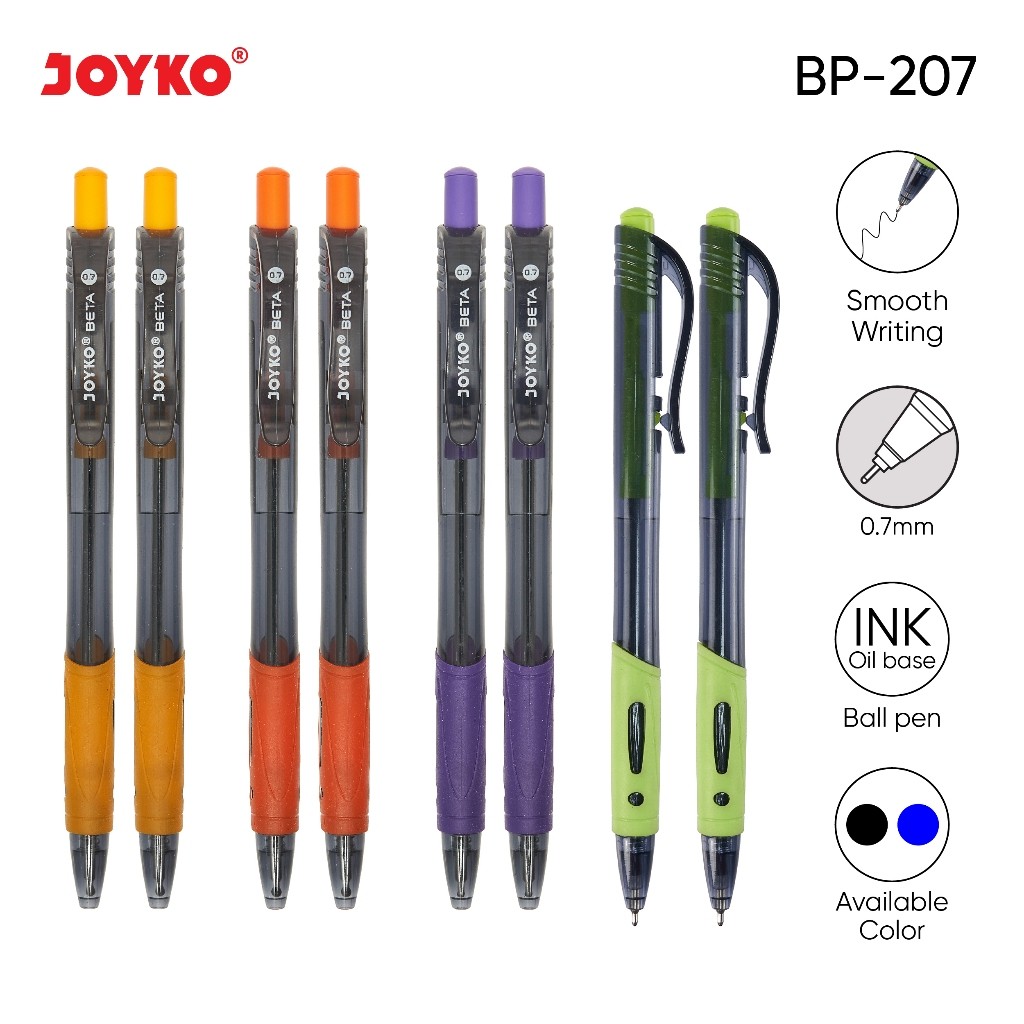 

Ball Pen Pulpen Pena Joyko BP-207 Beta 0.7 mm