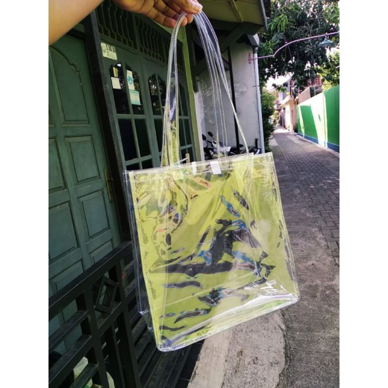 

25x25x10 Tas mika transpara bisa beli satuan, bahan tebal