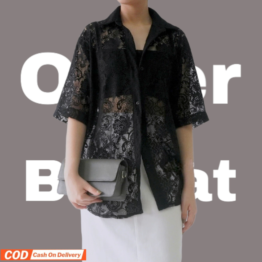 outer brokat | outer brokat kondangan kekinian | outer brokat premium | hitam