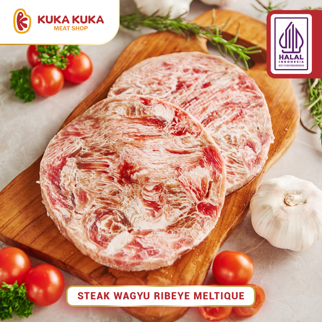 

Daging Sapi Wagyu Rib Eye Meltique Beef Steak - 100gr