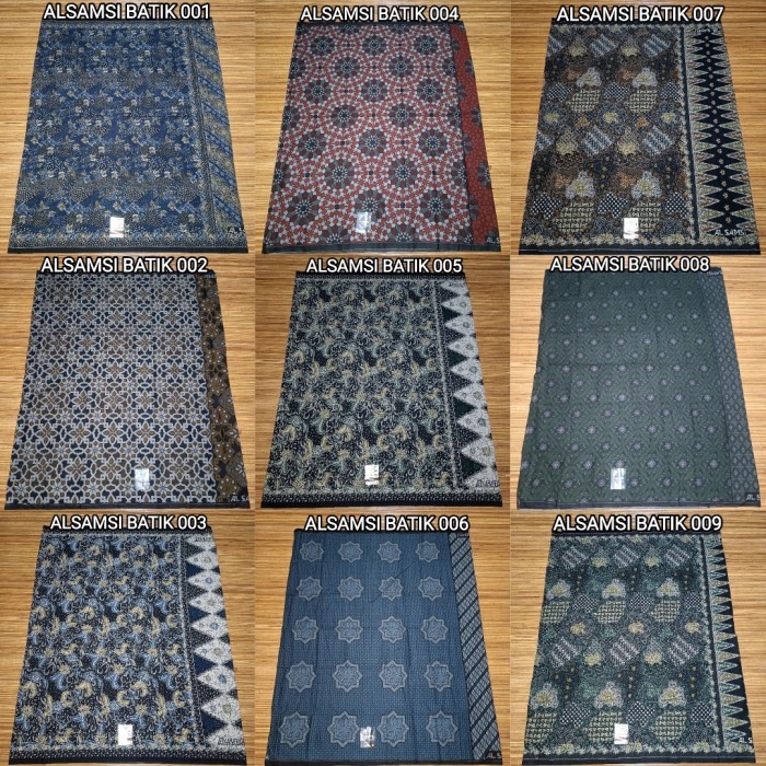 Sarung Tenun Al-Samsi Motif BATIK - Sarung Al-Samsi Exclusive Original HOL