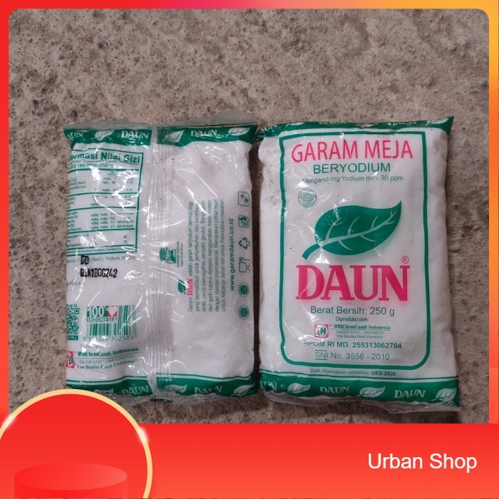 

garam daun 250gr