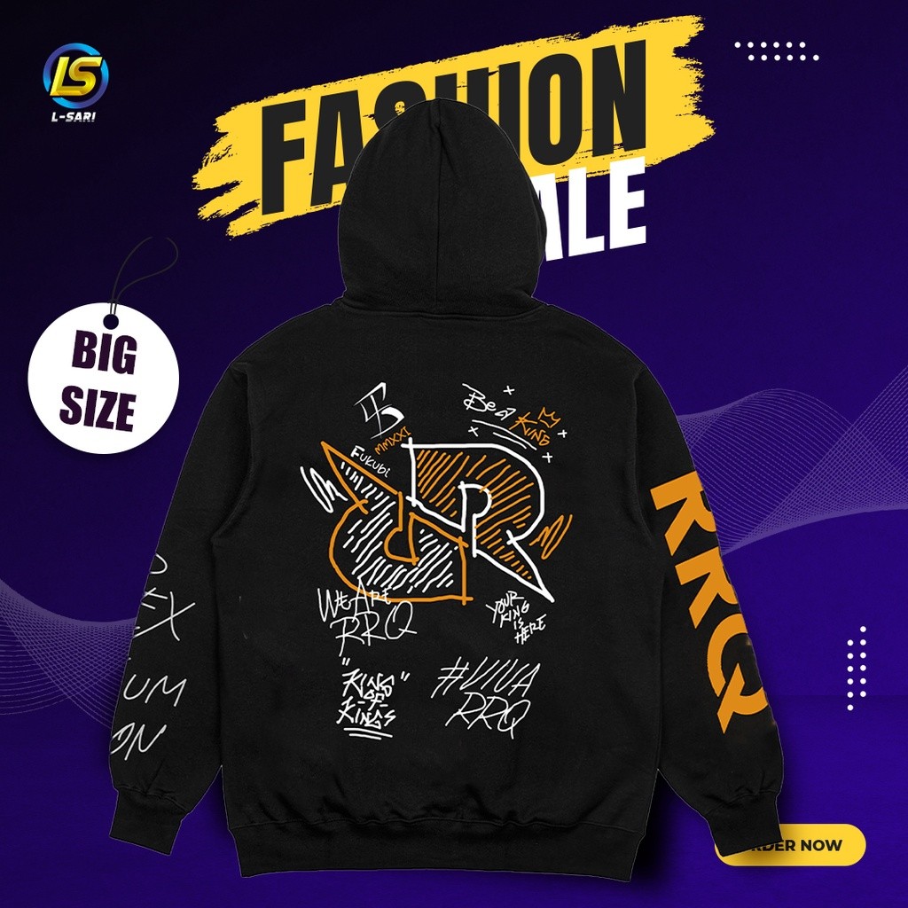 JAKET RRQ HOSHI TERBARU Vol 5 SEASON 10 2022 HOODIE BIG SIZE S M L XL XXL 3XL 4XL 5XL EVOS ONIC BTR 