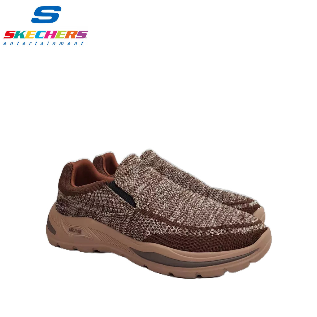 TERLARIS SEPATU CASUAL PRIA SNEAKERS PRIA  SLIP ON PRIA  SEPATU JALAN PRIA-SKECHERS ARCH FIT MONTLEY