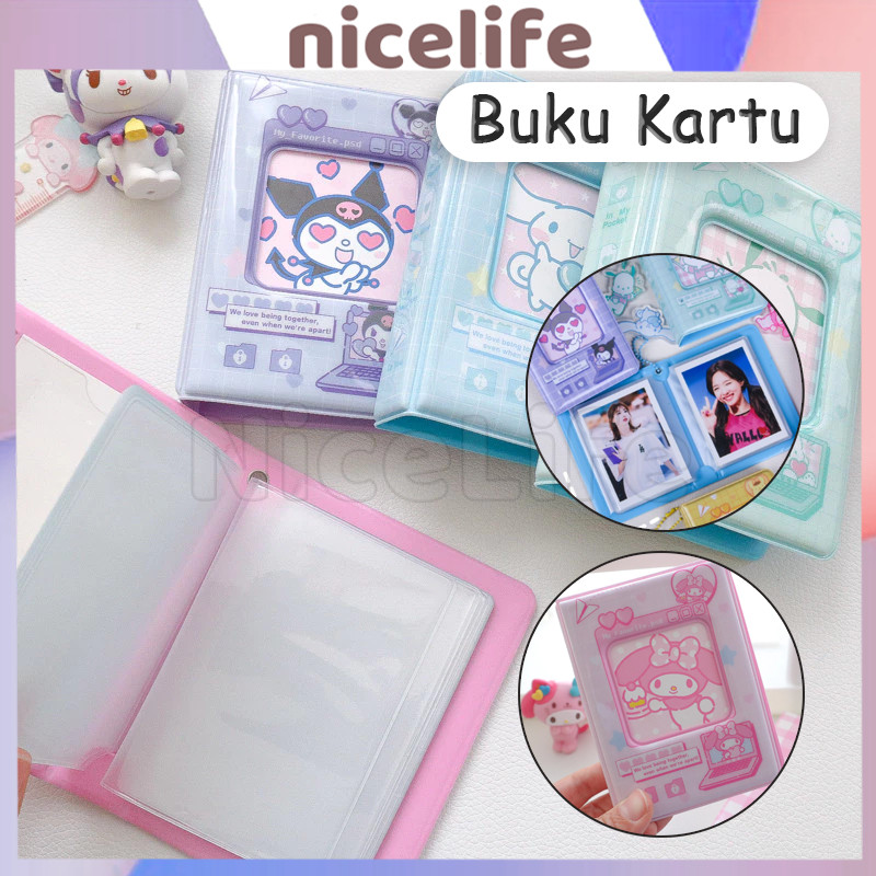 Sanrio KPOP Collection Book Bahan PVC Collect Book Photo Card