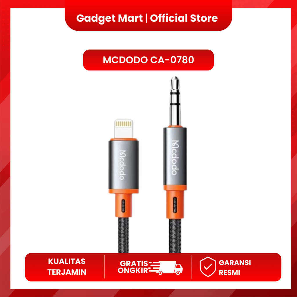 Mcdodo Ca-0780 Kabel Audio Musik Converter iPhone to Headphone