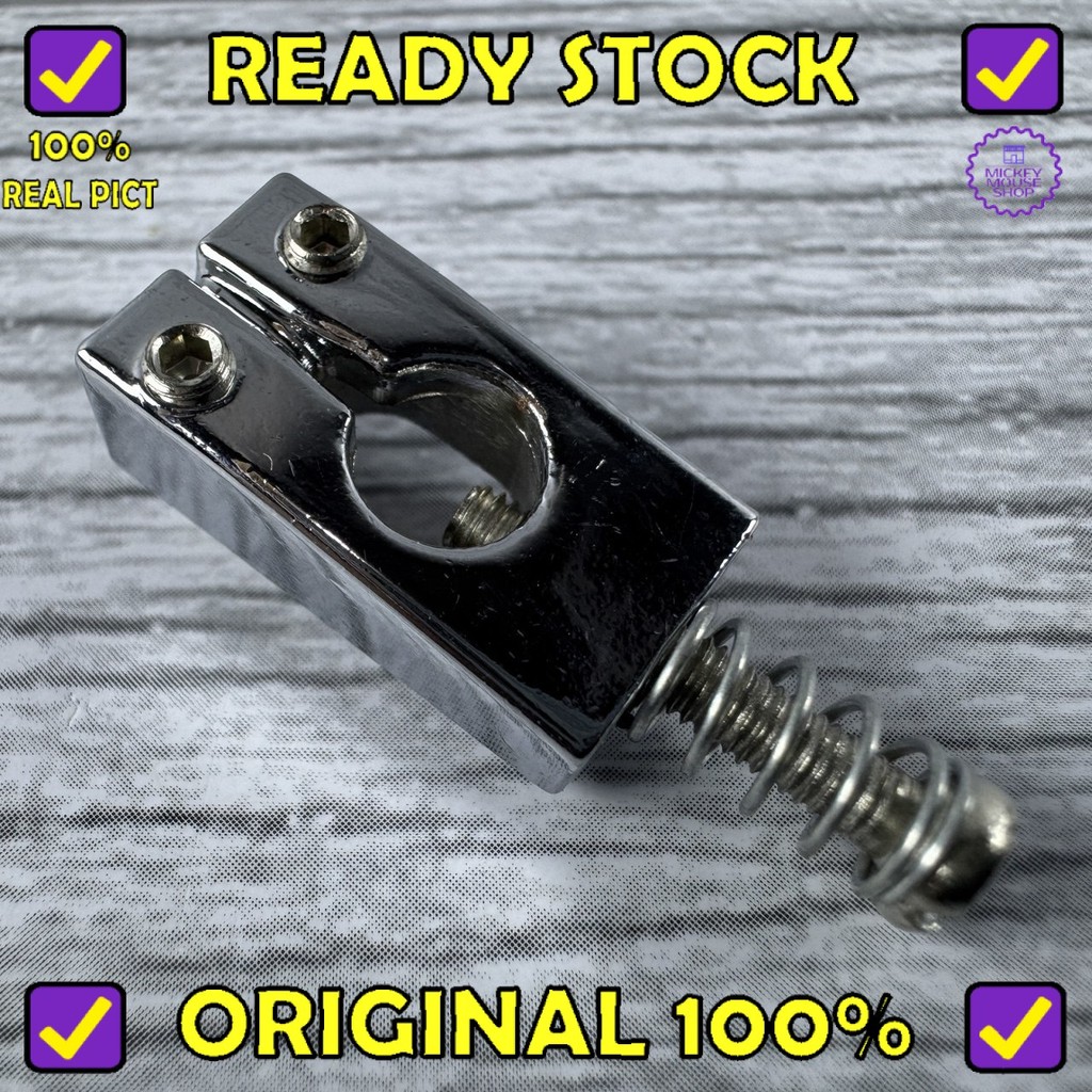 MAXCHEER MU1855-3 Flat Type 20x10.5MM Round Hole Electric Guitar Tremolo Bridge String Saddles Gitar