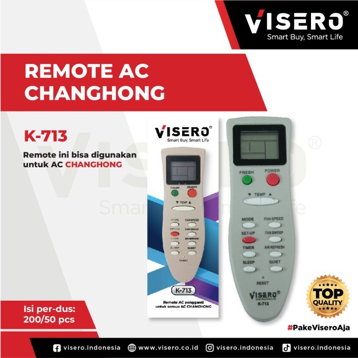 Remot Remote AC Changhong Standard Multi Universal