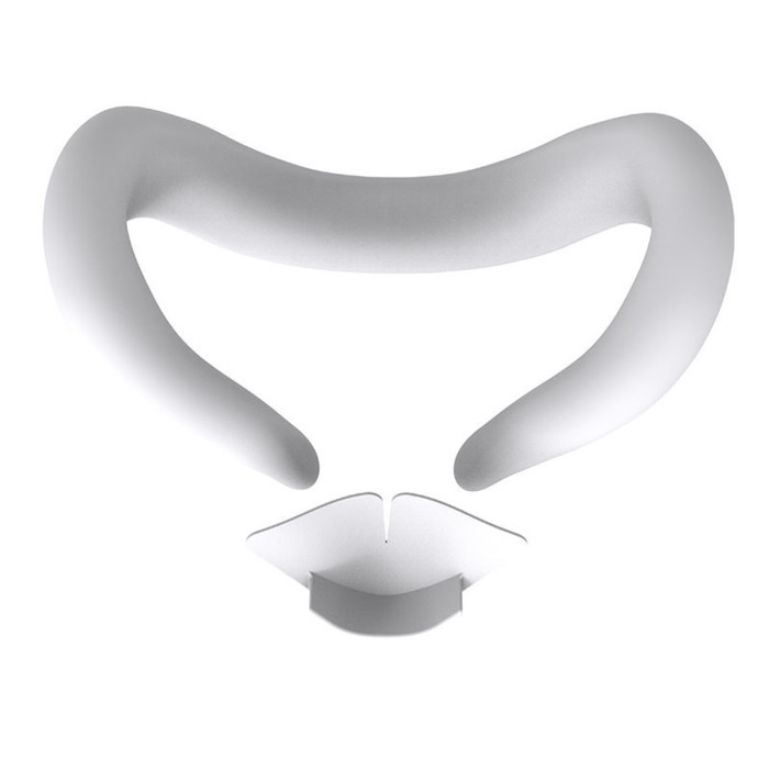BEST -Silicone Silikon VR Cover Face Mask / Eye Mask for Meta Quest 3 - Putih