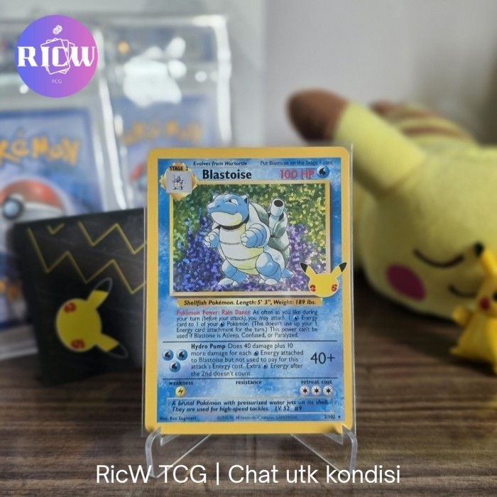 BEST -Blastoise 25th Anniversary 2/102 English