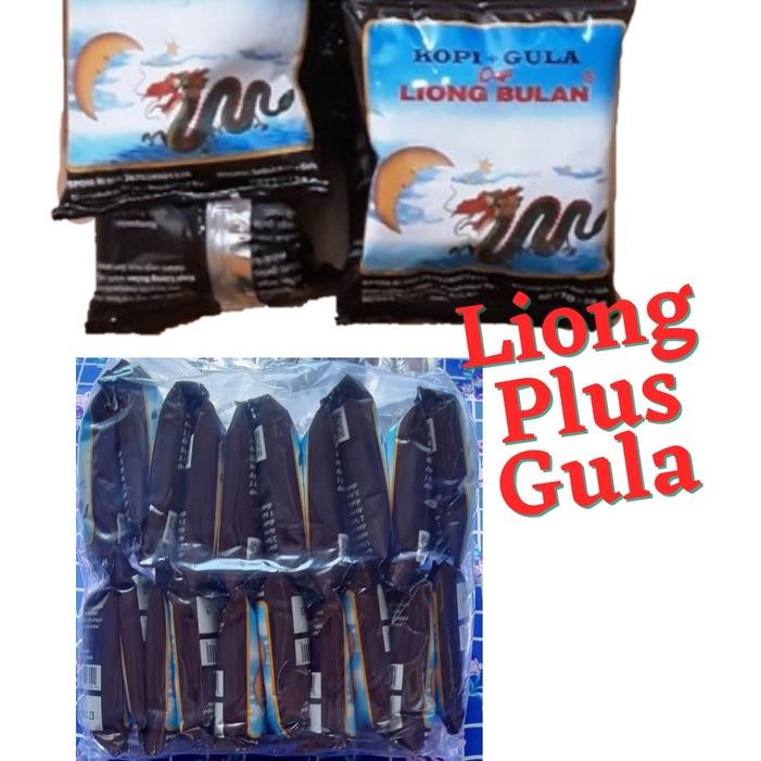 

[BEST SELLER]PROMO Kopi Cap Liong Bulan Plus Gula - Isi 20Pcs
