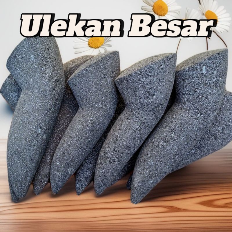 Ulekan Cobek Batu Merapi asli Kualitas Super