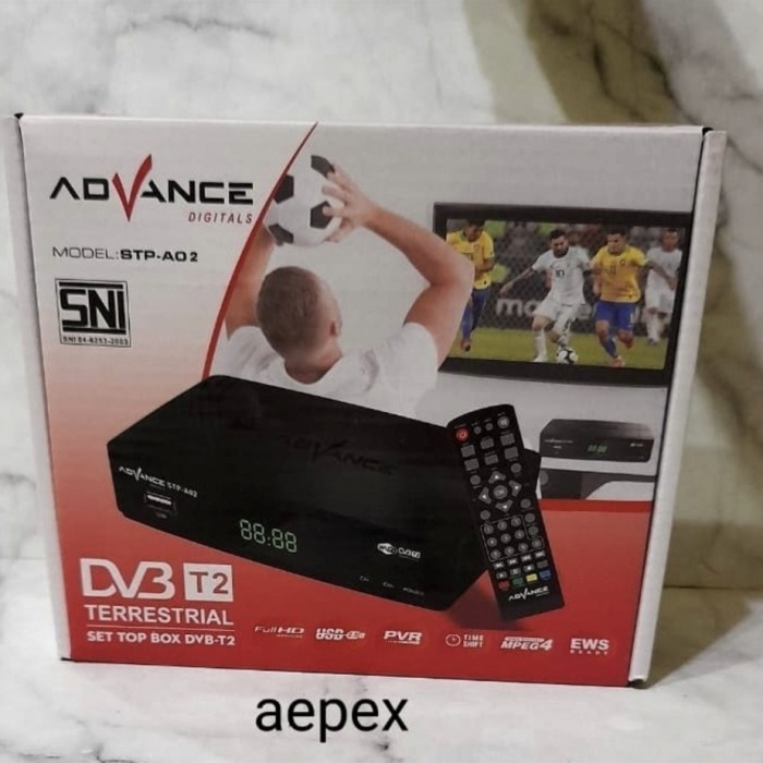 SET BOX ADVAN SET TV BOX ADVANCE STP-02 STB DIGITAL  SE - STB ADVANCE 01