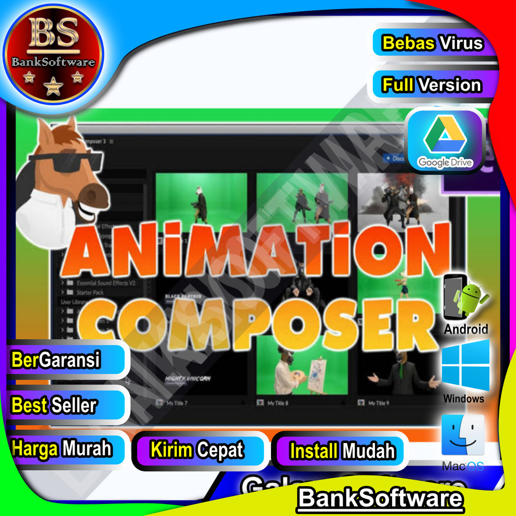 Mister Horse Animation Composer v2 starter 2022 Khusus After Effects - AmazingSoftware