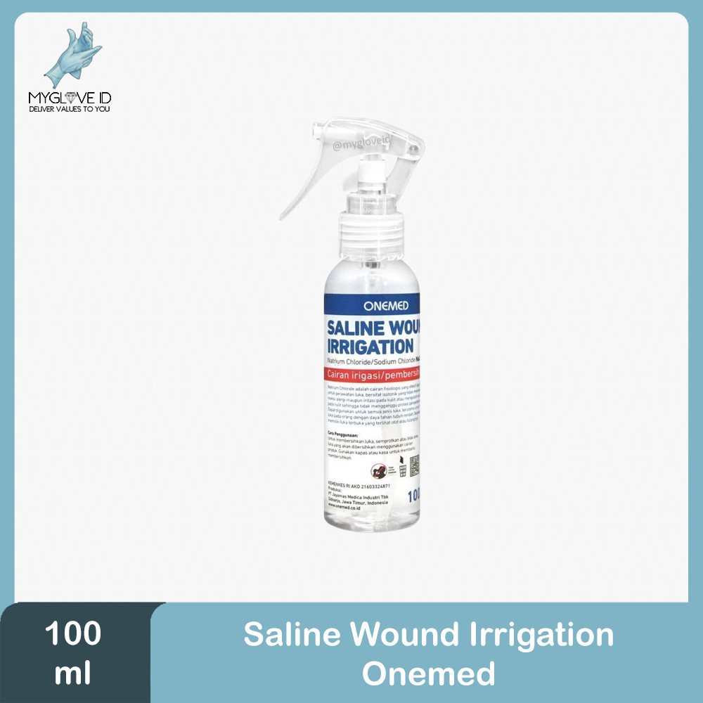 Saline Wound Irrigation Spray 100 ml (NaCl 0.9%) / Cairan Cuci Luka Onemed