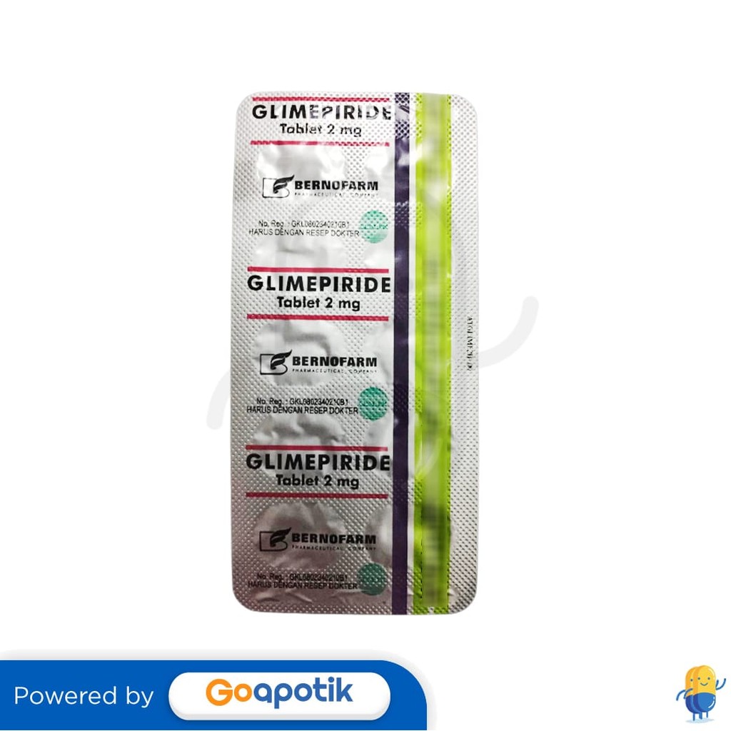Glimepiride Bernofarm 2 Mg Strip 10 Tablet