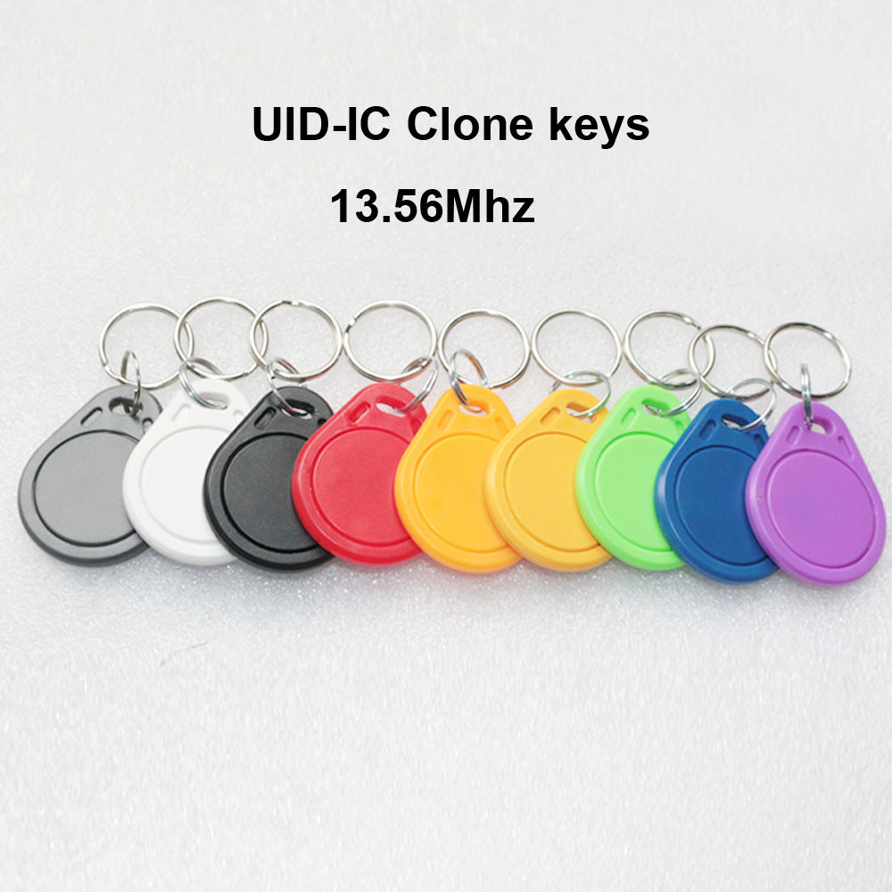 

5pcs/lot UID 13.56MHz IC Clone Card Changeable Smart Keyfobs Key Tags Card Duplicator copy IC Key Keyfobs Token Tags