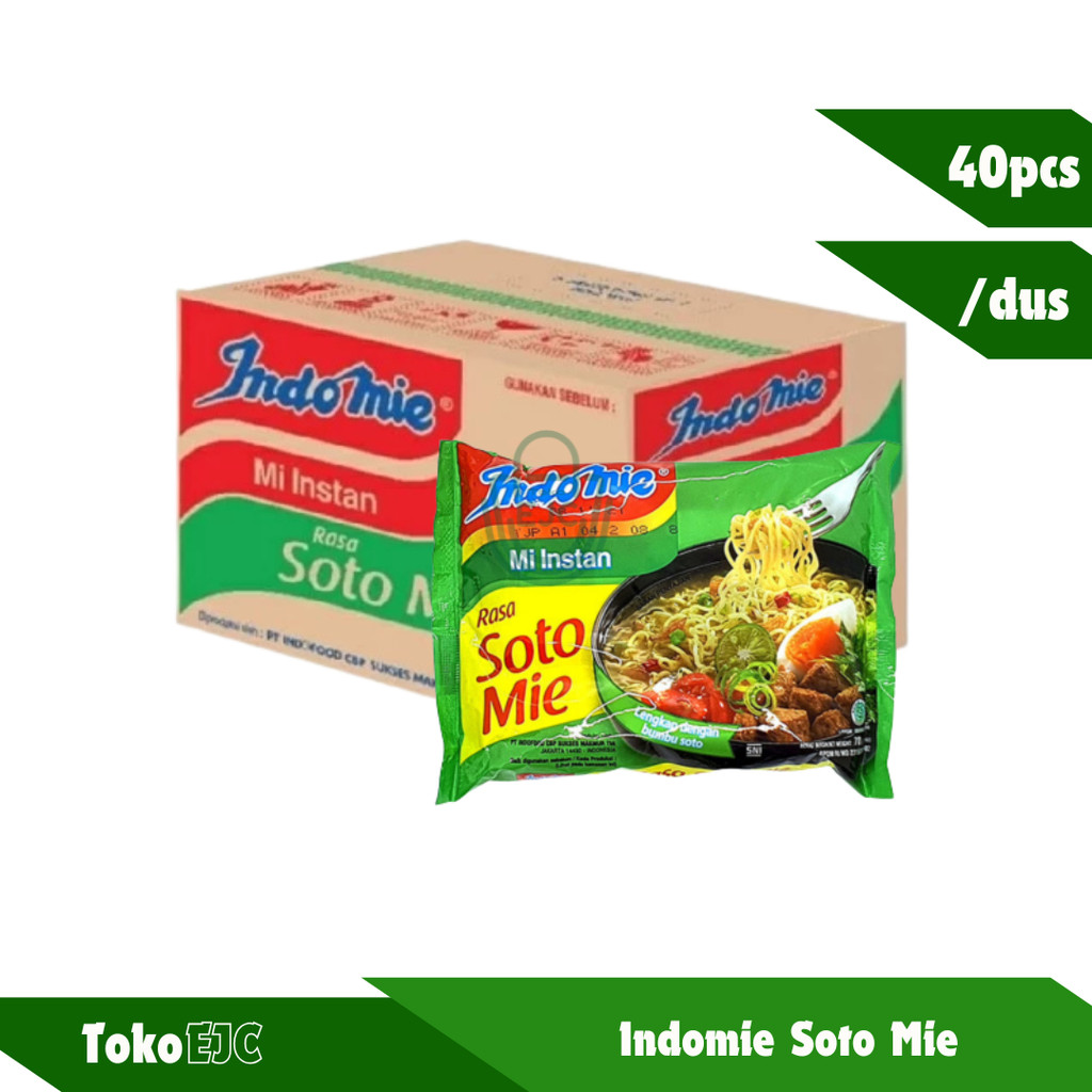 

Indomie Soto Mie 70gr Mie Instan